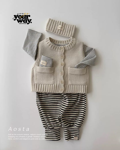 Stripe Button Top｜ストライプボタントップ