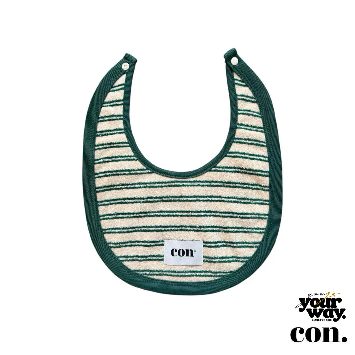 CON Stripe Color Bib｜ストライプカラースタイ
