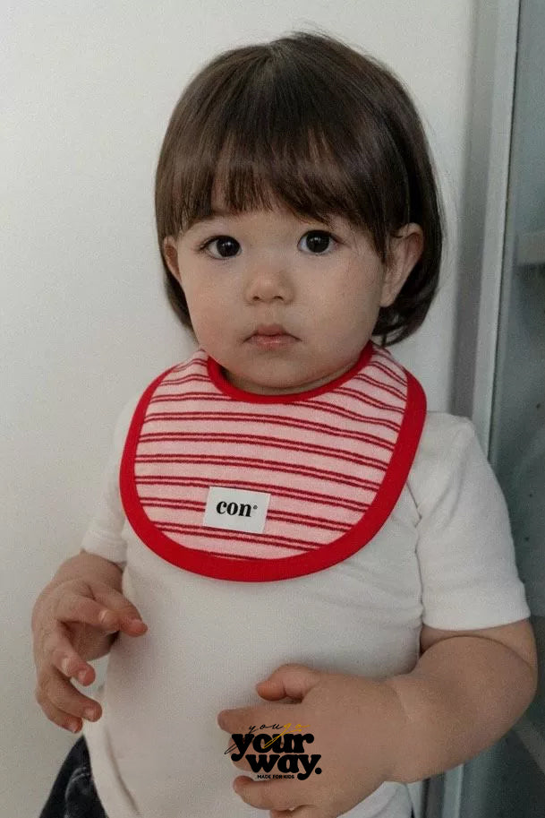 CON Stripe Color Bib｜ストライプカラースタイ