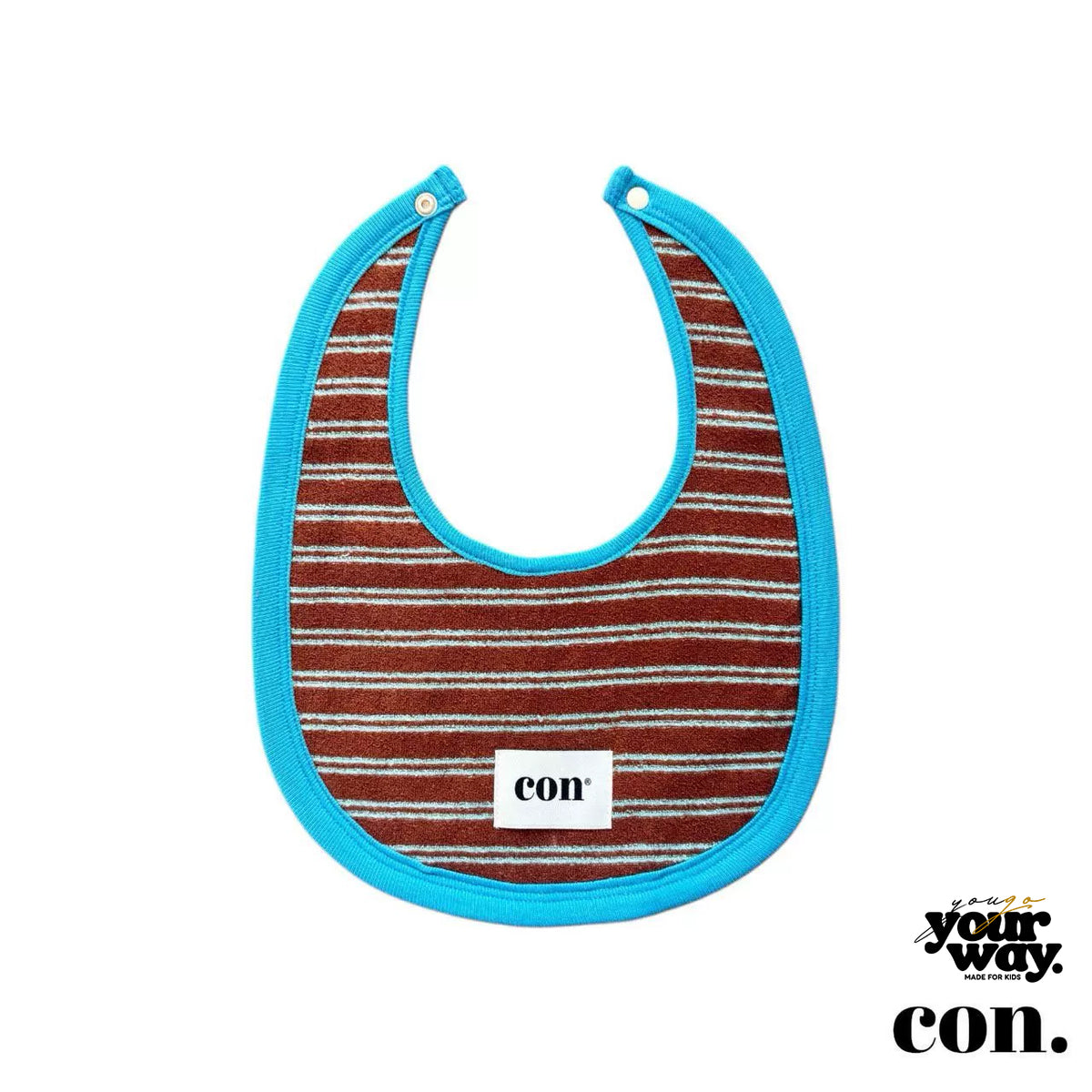 CON Stripe Color Bib｜ストライプカラースタイ