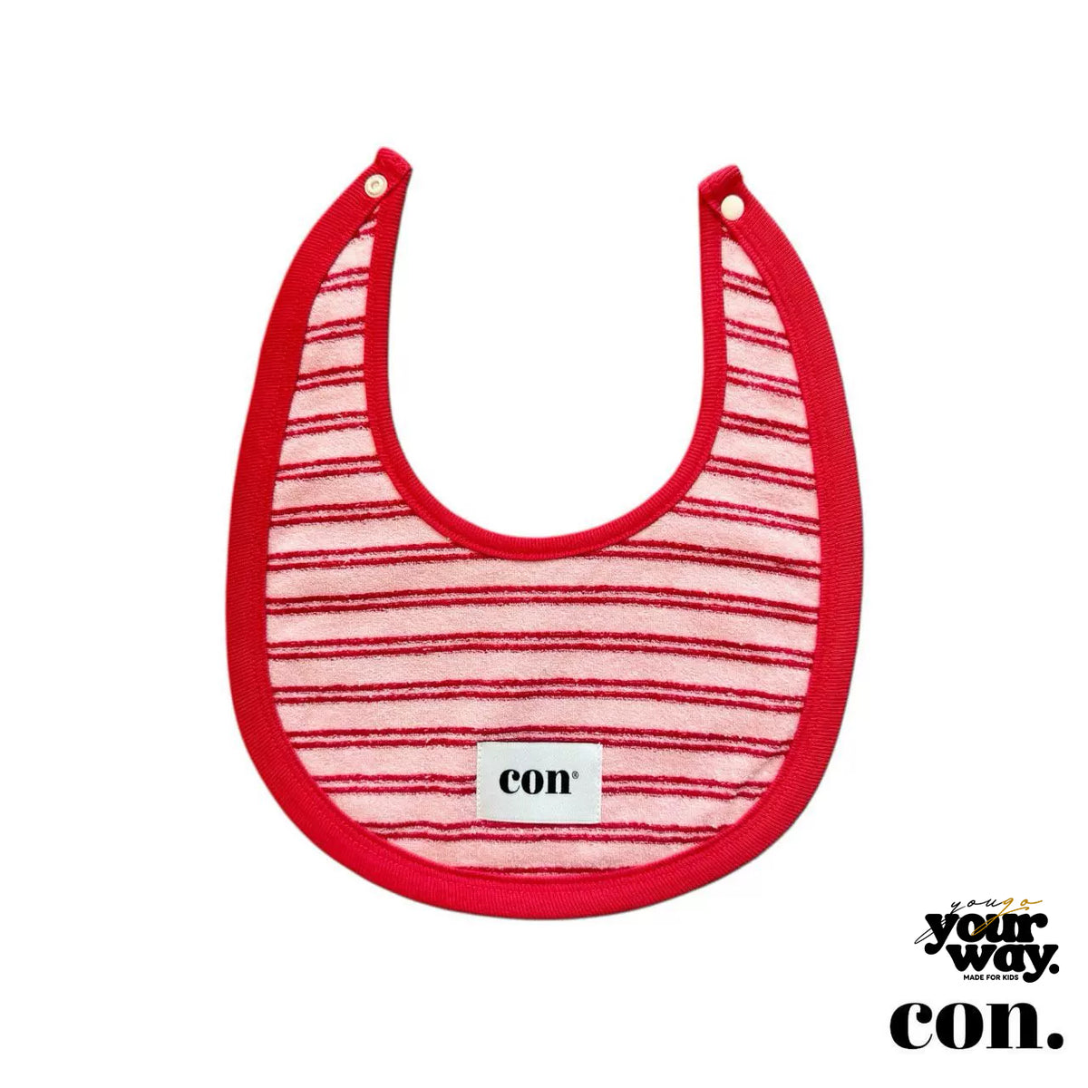 CON Stripe Color Bib｜ストライプカラースタイ