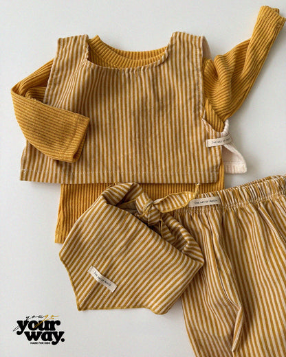 Striped Layered Vest｜ストライプレイヤードベスト