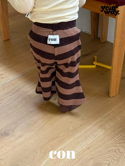 CON Stripe Flare Pants｜ストライプフレアパンツ