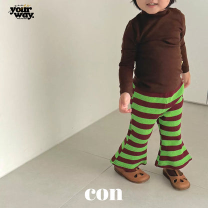 CON Stripe Flare Pants｜ストライプフレアパンツ