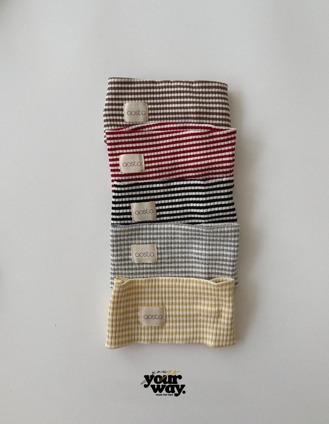 Striped Rib Headband｜ストライプリブヘッドバンド