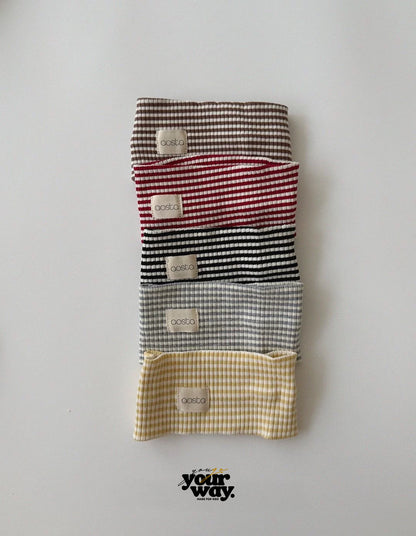 Striped Rib Headband｜ストライプリブヘッドバンド