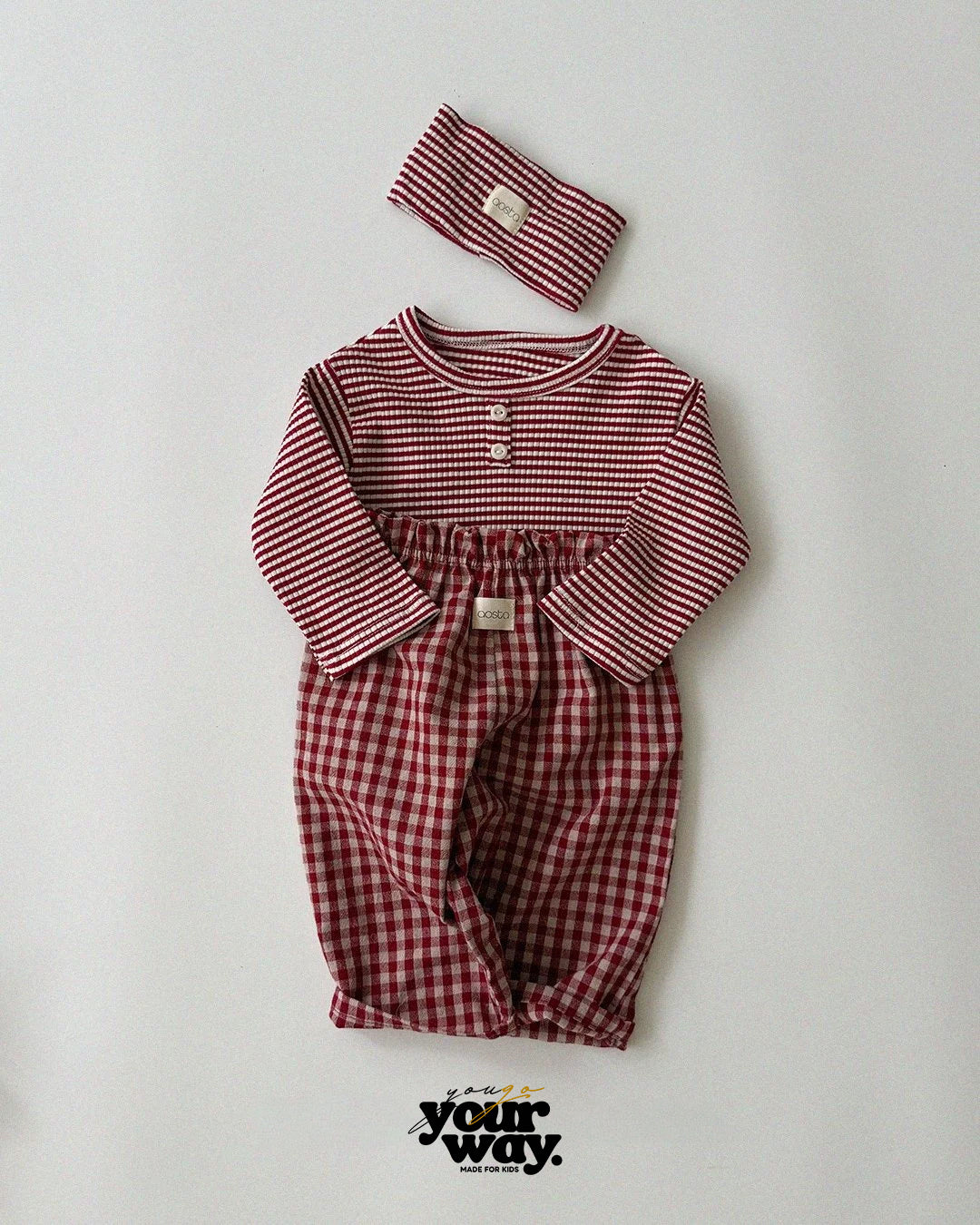 Striped Rib Headband｜ストライプリブヘッドバンド