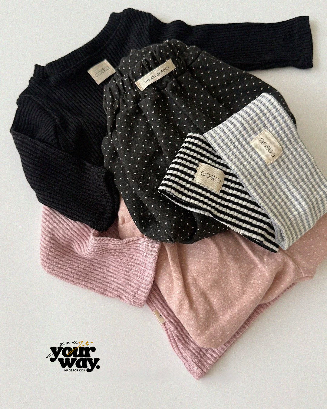Striped Rib Headband｜ストライプリブヘッドバンド