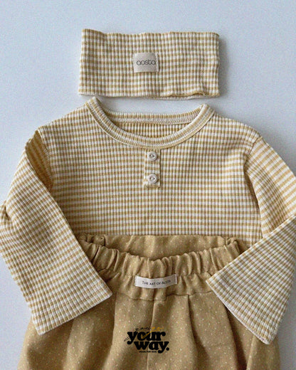 Striped Rib Headband｜ストライプリブヘッドバンド