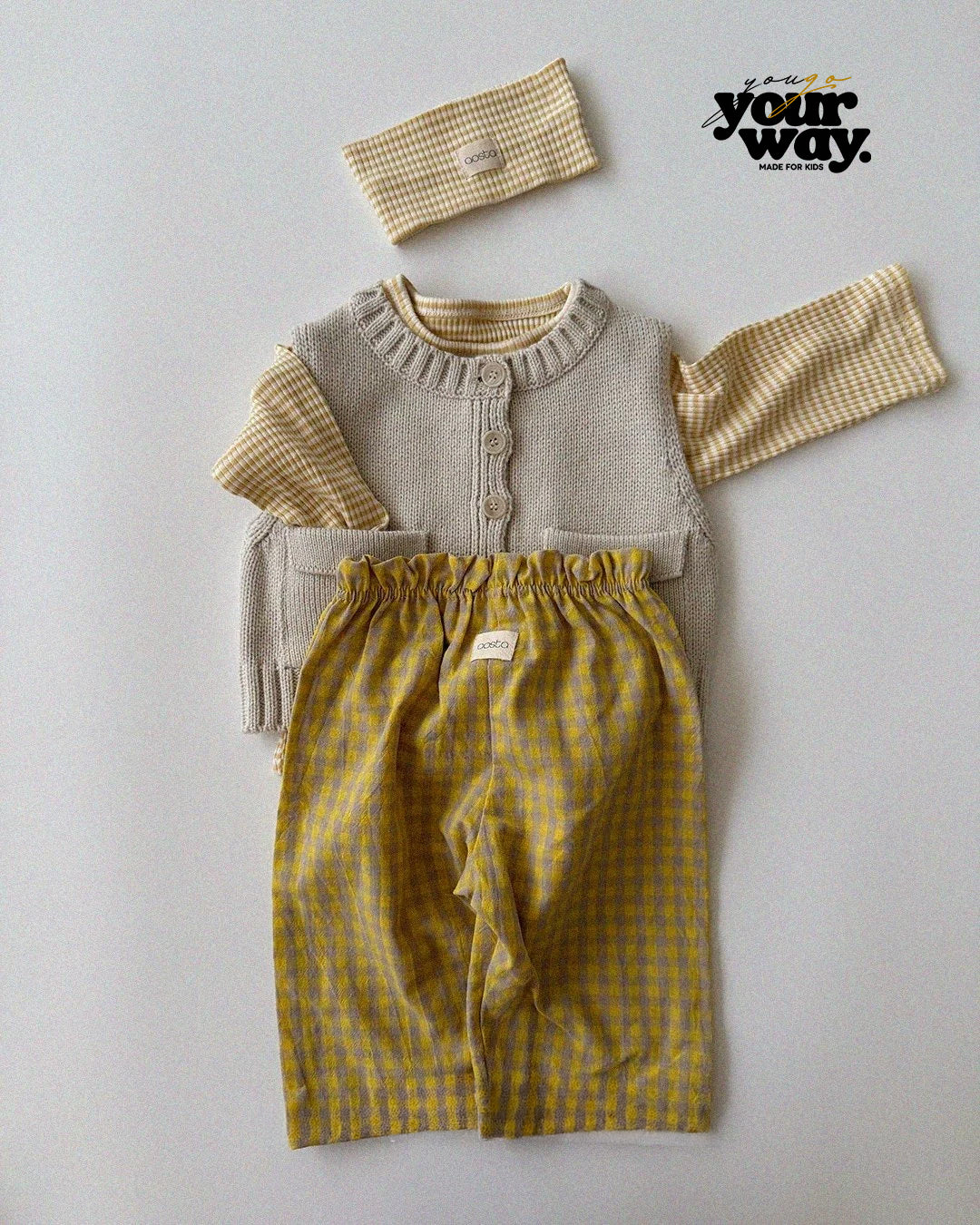 Striped Rib Headband｜ストライプリブヘッドバンド