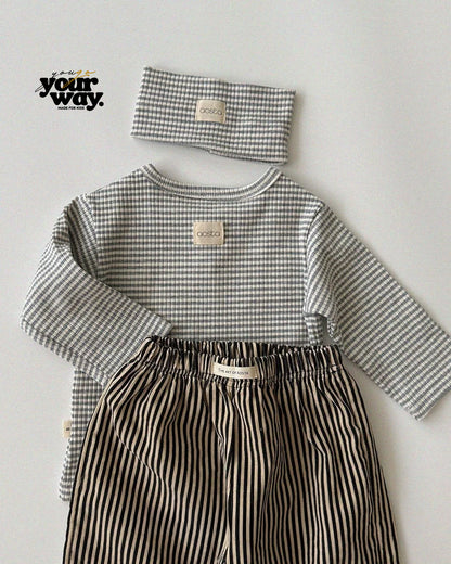 Striped Rib Headband｜ストライプリブヘッドバンド
