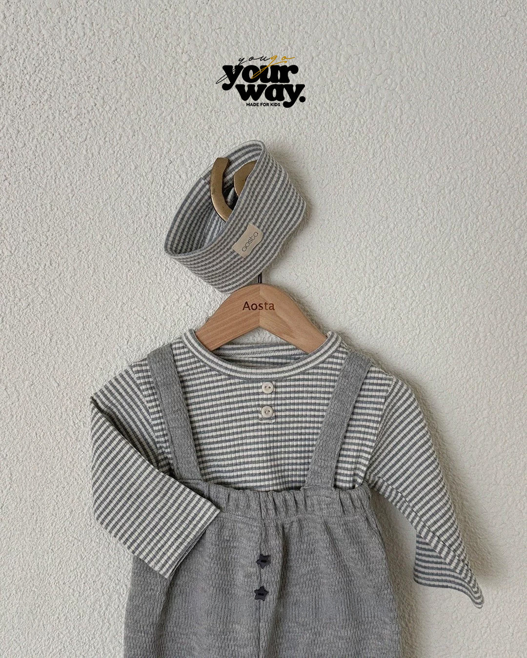 Striped Rib Headband｜ストライプリブヘッドバンド