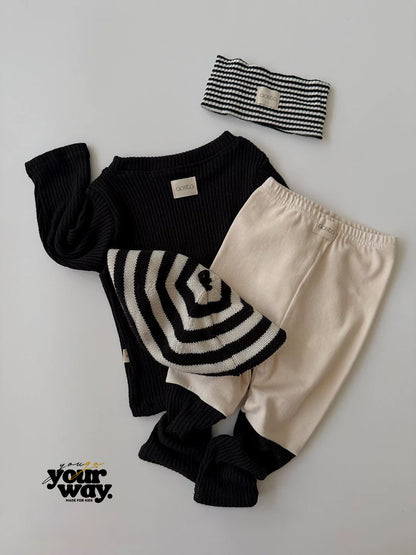 Striped Rib Headband｜ストライプリブヘッドバンド