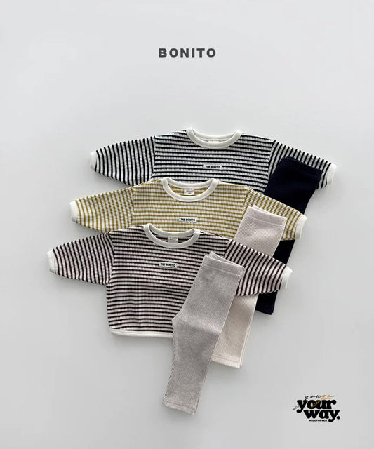BONITO Stripe Rib Set｜ストライプリブセットアップ