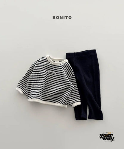 BONITO Stripe Rib Set｜ストライプリブセットアップ