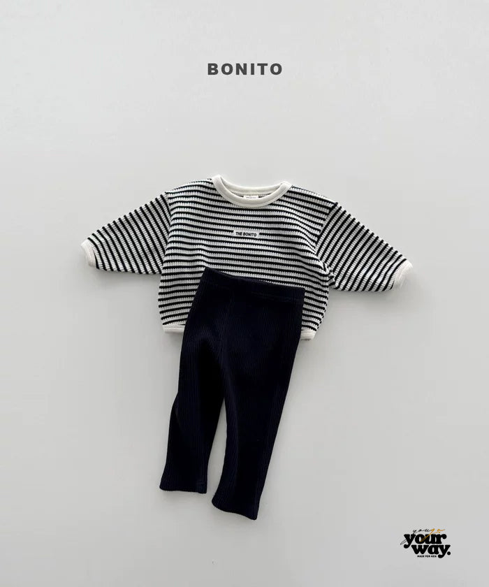 BONITO Stripe Rib Set｜ストライプリブセットアップ