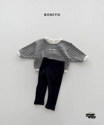 BONITO Stripe Rib Set｜ストライプリブセットアップ
