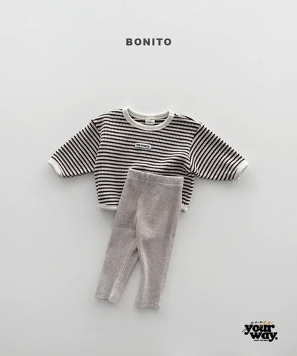 BONITO Stripe Rib Set｜ストライプリブセットアップ