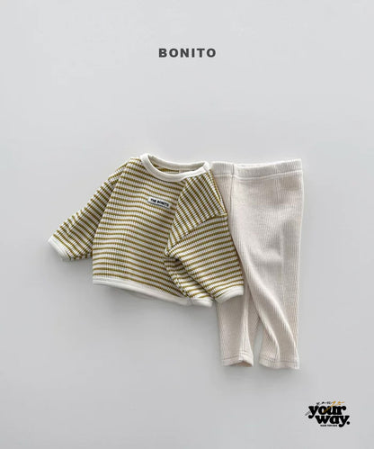 BONITO Stripe Rib Set｜ストライプリブセットアップ