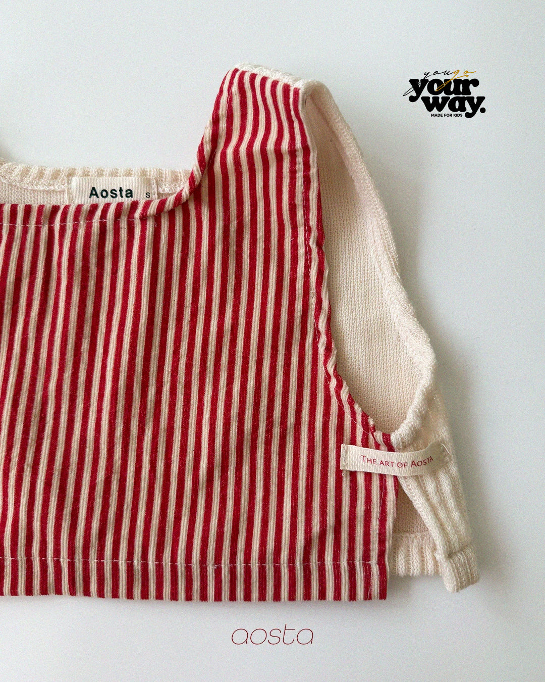 Striped Layered Vest｜ストライプレイヤードベスト
