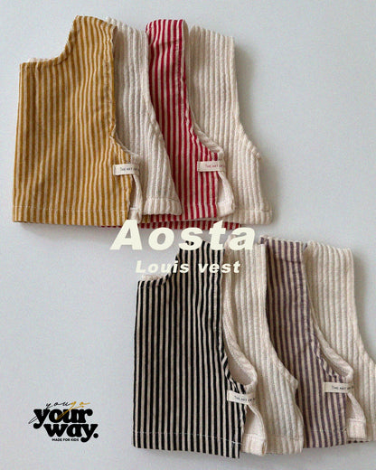 Striped Layered Vest｜ストライプレイヤードベスト