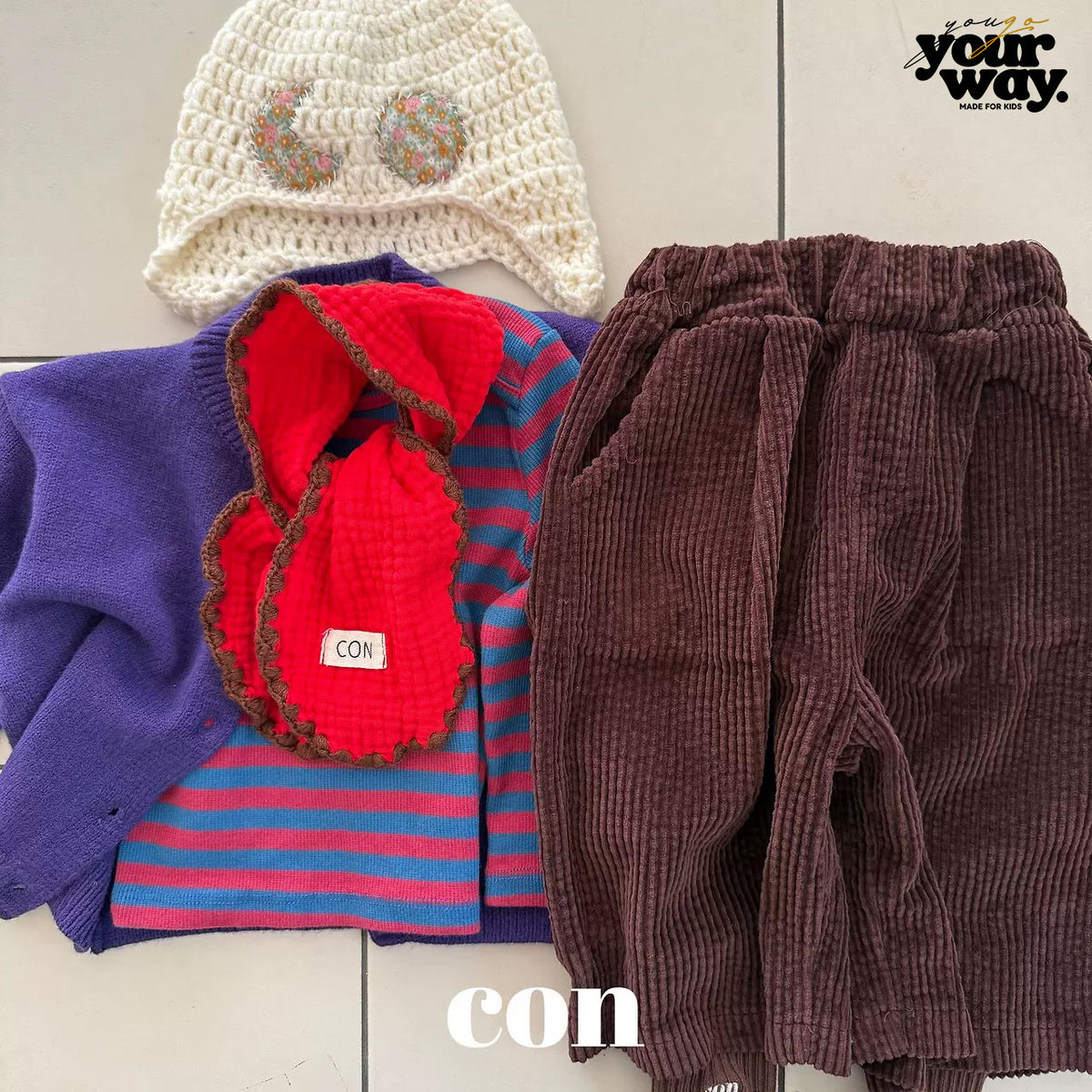 CON Striped Long Sleeve Tee｜ボーダーロングスリーブTシャツ