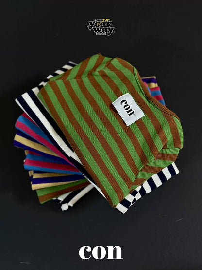 CON Striped Long Sleeve Tee｜ボーダーロングスリーブTシャツ