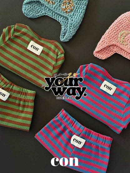 CON Striped Long Sleeve Tee｜ボーダーロングスリーブTシャツ