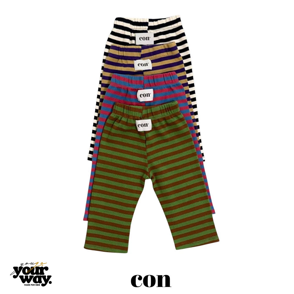 CON Striped Relaxed Pants｜ボーダーリラックスパンツ