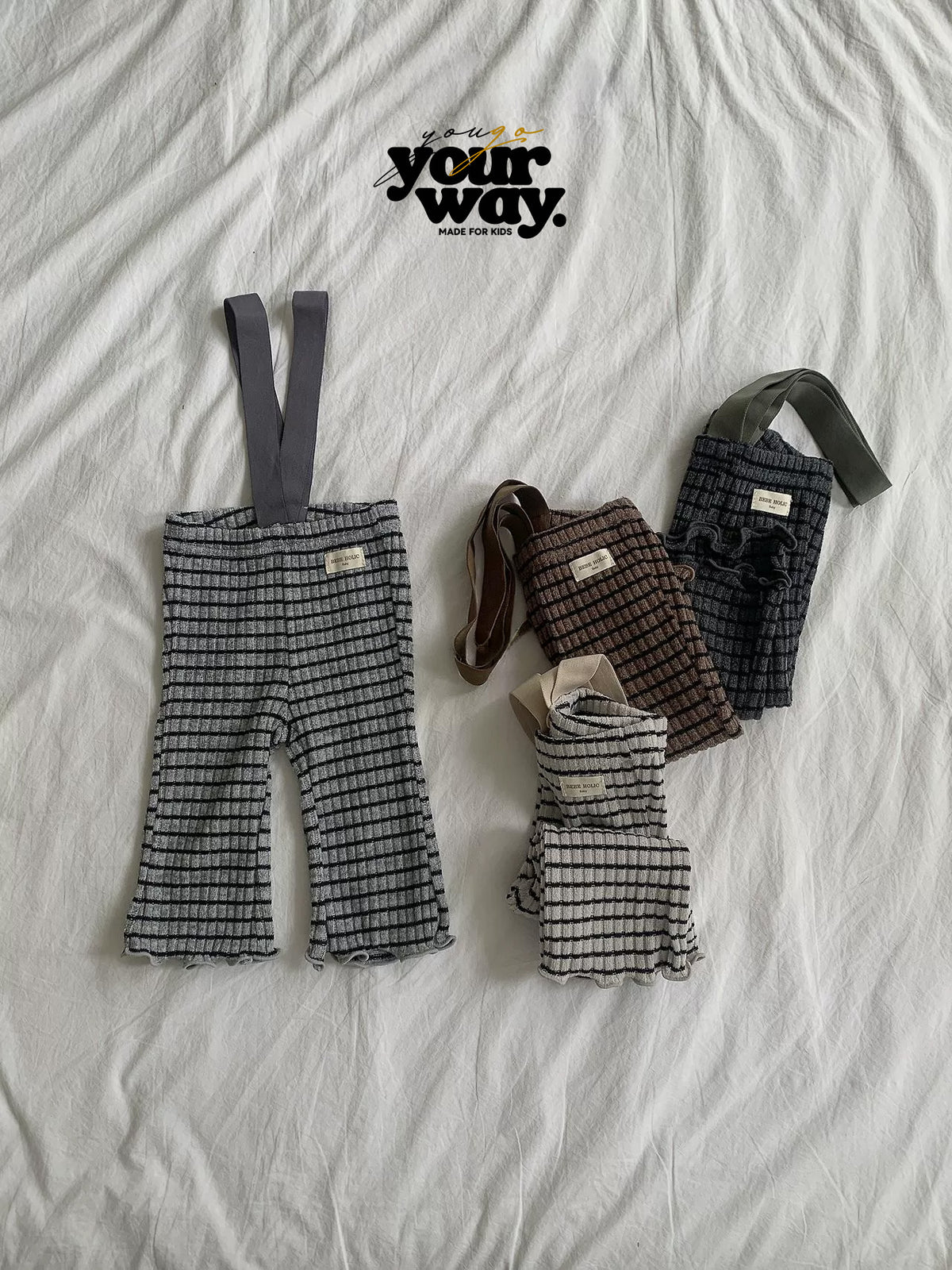 Suspender Rib Pants｜サスペンダーリブパンツ