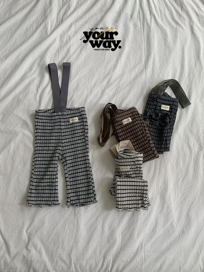 Suspender Rib Pants｜サスペンダーリブパンツ