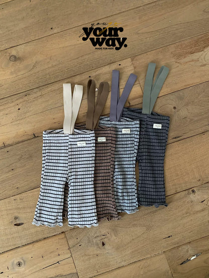 Suspender Rib Pants｜サスペンダーリブパンツ