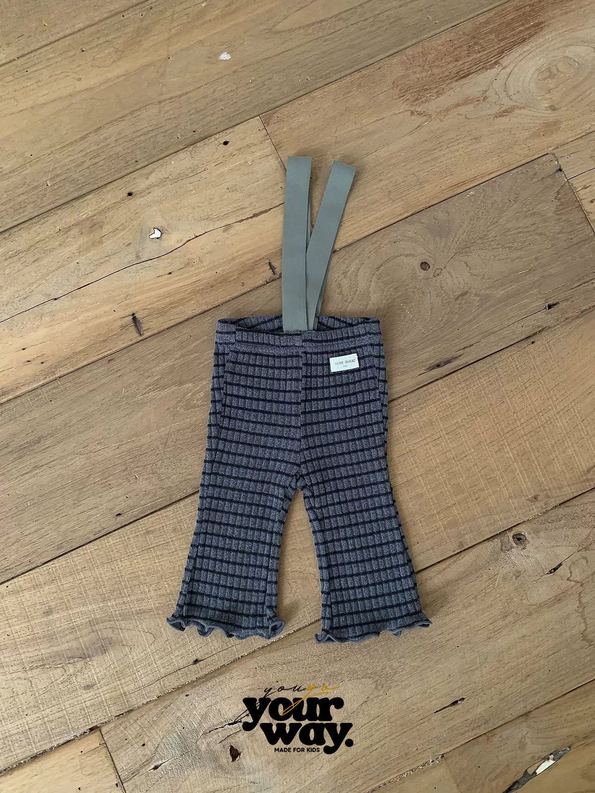 Suspender Rib Pants｜サスペンダーリブパンツ