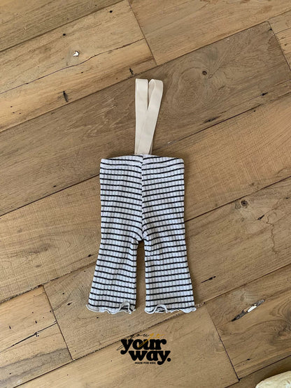 Suspender Rib Pants｜サスペンダーリブパンツ