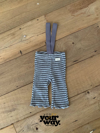 Suspender Rib Pants｜サスペンダーリブパンツ