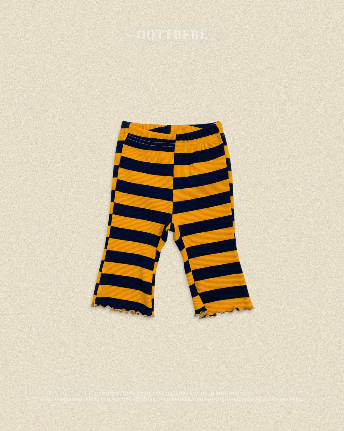 OOTTBEBE Striped Frill Pants｜ボーダーフリルパンツ
