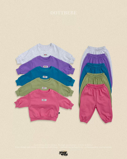 OOTTBEBE Family Logo Sweat Set｜親子ロゴスウェットセットアップ